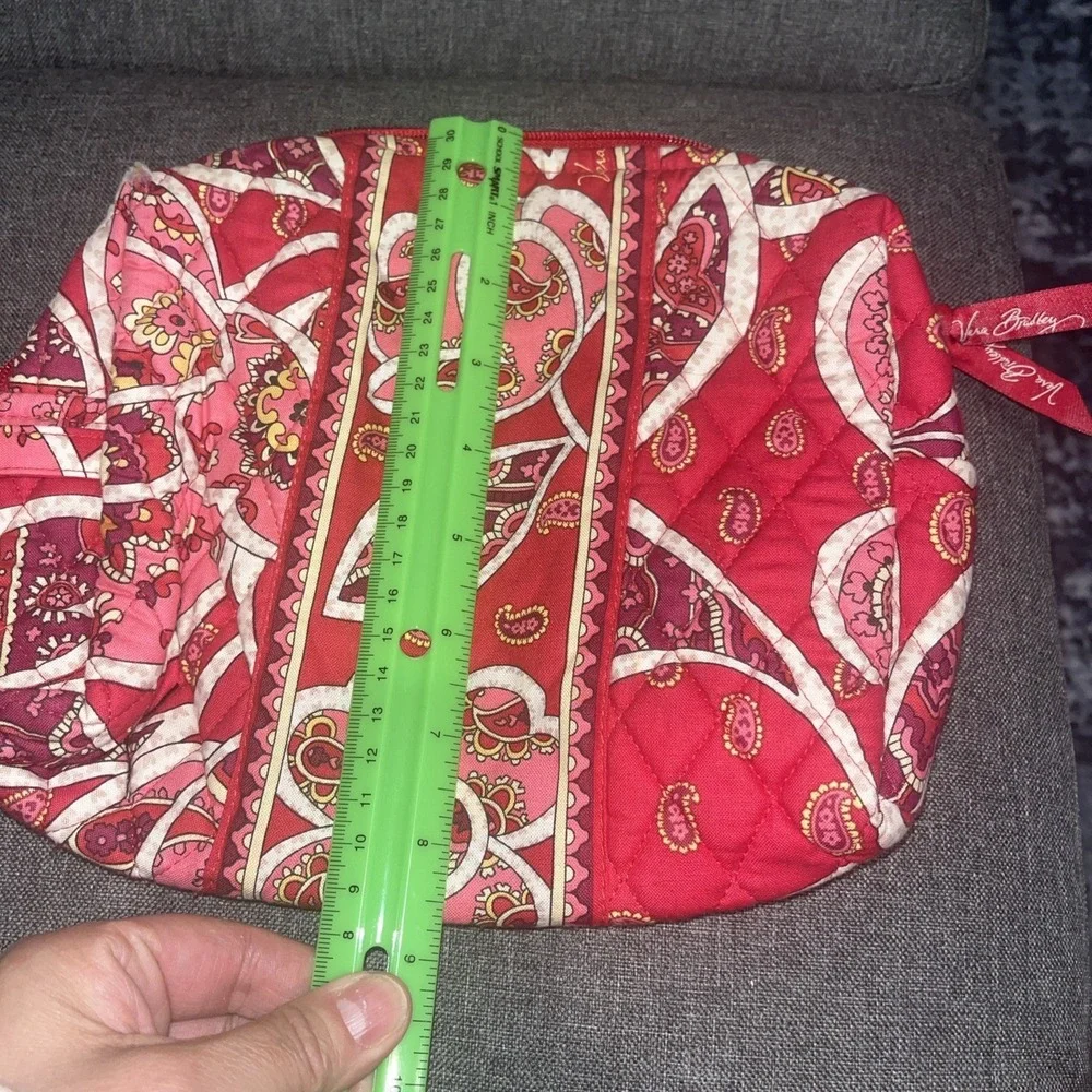 Retired Vera Bradley Rosie Posies Lined Cosmetic Bag Travel
